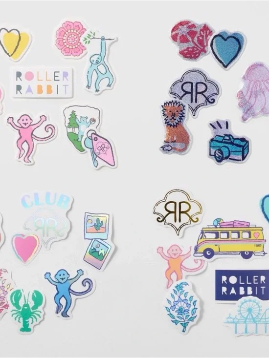 Roller Rabbit X TARGET 🎯 Colorful Sticker Set - Picture 2 of 3